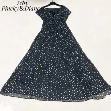&by Pincky&Diane 별 패턴 카슈쿨 롱 원피스