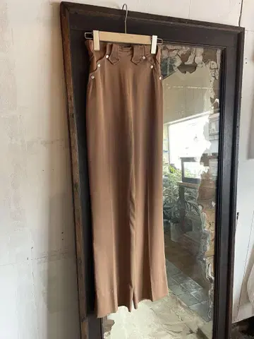 60년대 빈티지 웨스턴 팬츠 레이온 개버딘