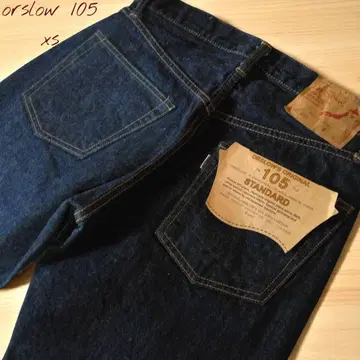 미사용 orslow 105 셀비지 청바지 사이즈 XS
