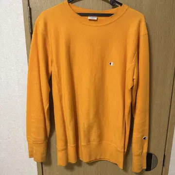 Champion Reverse Weave 오렌지 L 사이즈
