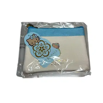 하와이 한정 THE KAHALA & 헬로키티 콜라보 파우치