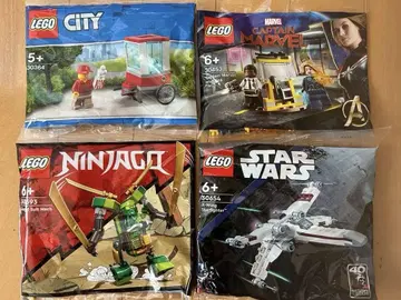 LEGO 세트 4점 Ninjago, City, Star Wars 마블