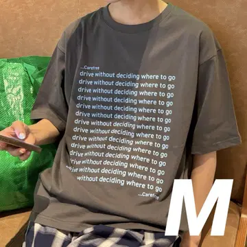 [ CIAOPANIC TYPY ] 메시지 프린트 반팔 Tee / M