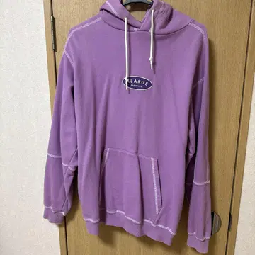 XLARGE 퍼플 후드 부착 후드티 M 사이즈
