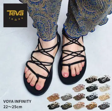 Teva Voya Infinity 샌들 블랙 24cm
