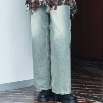 FOREVER21 오버 다이 와이드 데님