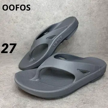 전시품 미사용! OOFOS 우포스 리커버리 플립플랍 27cm 43