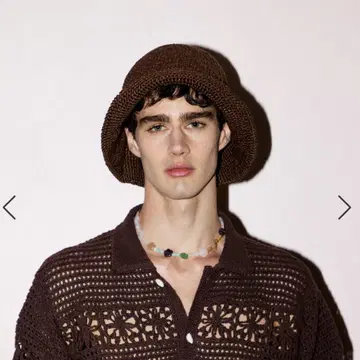 NKNIT 니트 크로셰 햇 crochet knit hat