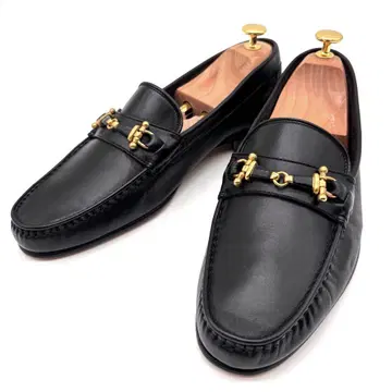시착만 한 BALLY 비트 로퍼 슬립온 가죽 27.5cm 상당