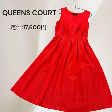 QUEENS COURT 슬리브리스 A라인 엘레강트 원피스 [새상품급]