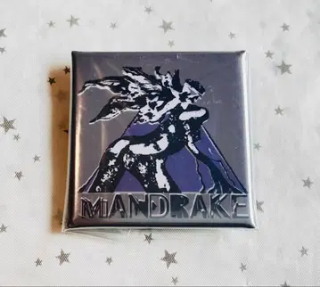 만드레이크 MANDRAKE 사각 캔뱃지 히라사와 스스무 미개봉품