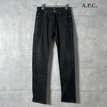 A.P.C. 아페쎄 블랙 테이퍼드 데님 일본제 N1251