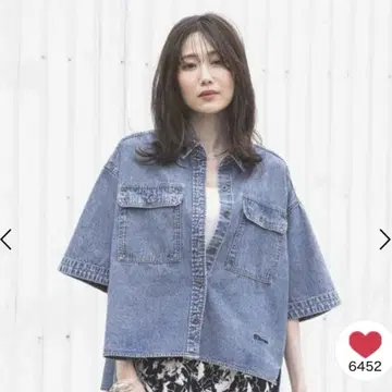 GOOD DENIM 반팔 데님 셔츠 M 사이즈