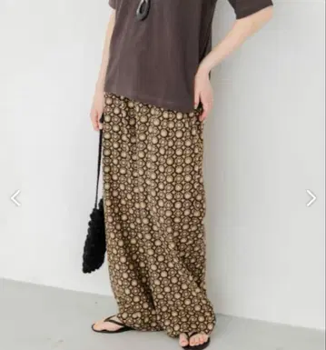 URBAN RESEARCH DOORS WOMENS 아소트 패턴 이지 팬츠