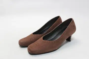 새상품 워터 마사지 천연 가죽 스티치 펌프스(23 cm)/311