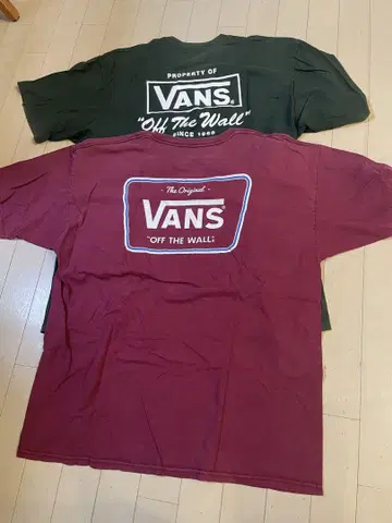 반스 vans 티셔츠 구제 의류