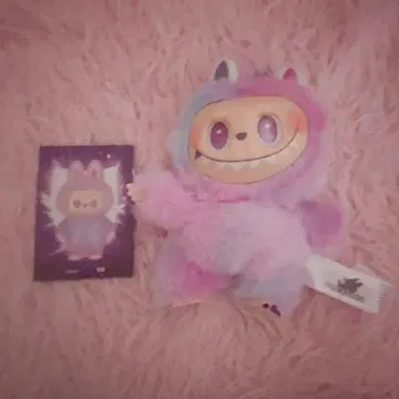 라부부 BigintoEnergy 보라색 LUCK 봉제 인형