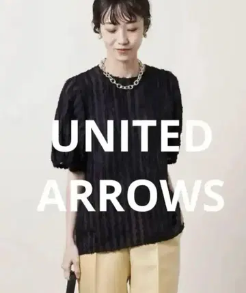 UNITED ARROWS UBCMD STRP CUT/JQ 블라우스 반팔