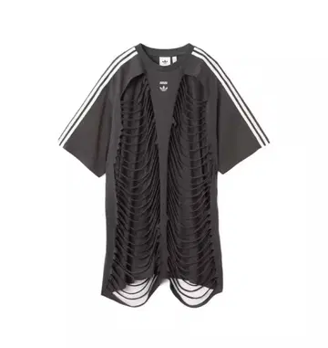adidas by Avavav SLASHED T-SHIRT 카본