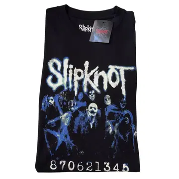 [새상품] 4L Slipknot 슬립낫 밴드 티셔츠 빅 사이즈 블랙