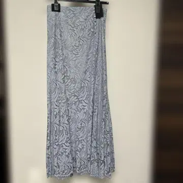 CELFORD 그레이 레이스 롱 스커트 S 사이즈