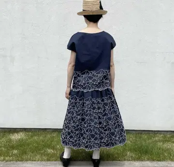 mina perhonen frill 블라우스와 스커트 세트