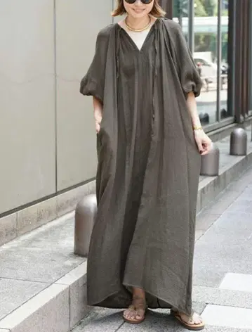 새상품급 2024 WALANCE 별주 COTTON GAUZE DRESS