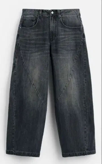ZARA 벌룬 핏 스티치 청바지 EUR 40