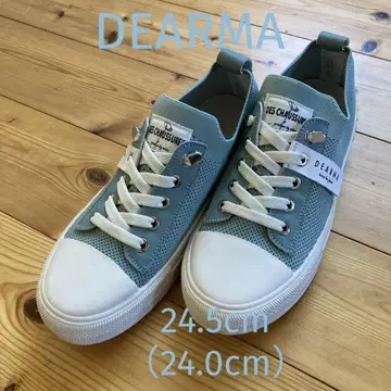 DEARMA 디알마 민트 블루 니트 스니커즈