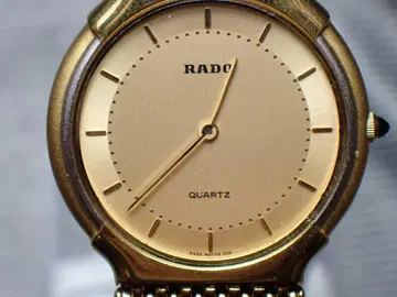 라도 RADO 남성용 시계: 30.8mm 작동 골드색 2 새상품급