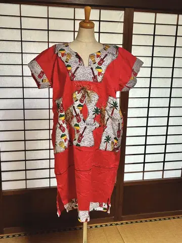 아프리칸 절개 원피스
