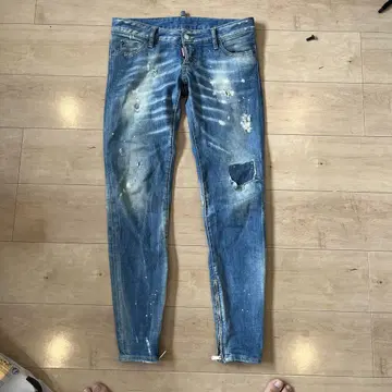 DSQUARED2 데미지 가공 스키니 데님
