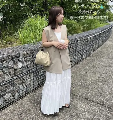 Loungedrees 라운지 드레스 노카라 베스트 자켓 새상품급