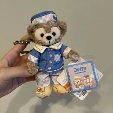 홍콩 디즈니 더피 봉제 인형 키링