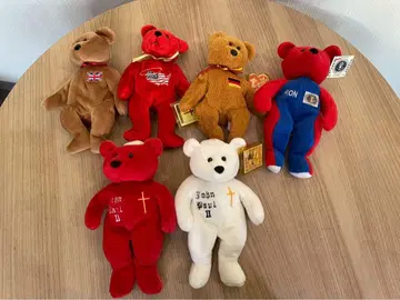 [새상품급] ty 비니 베이비즈 곰 6개 묶음