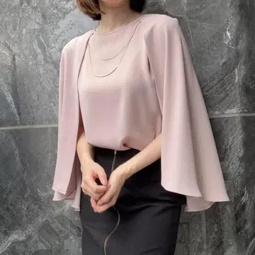 Loungedress 케이프 고급 블라우스