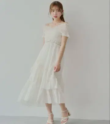 Chico 크로스 셔링 롱 원피스