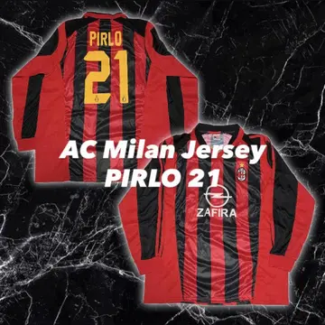 AC 밀란 긴팔 PIRLO 피를로 축구 게임 셔츠 유니폼