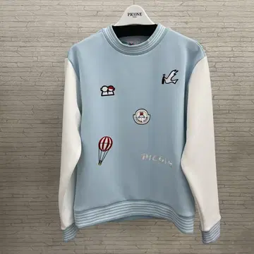 PICONE 스카이블루 크루넥 트레이너 사이즈 M