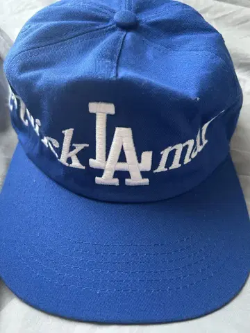 Kendrick Lamar 자수 캡 파랑
