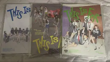 TWICE THIS IS FOR 앨범 3종 세트 트레카 특전 없음