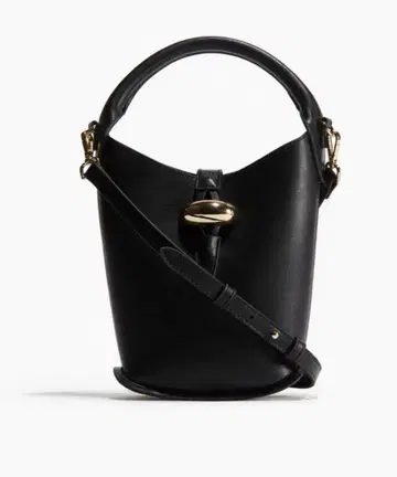 H&M 미니 크로스 바디백 골드 메탈 블랙