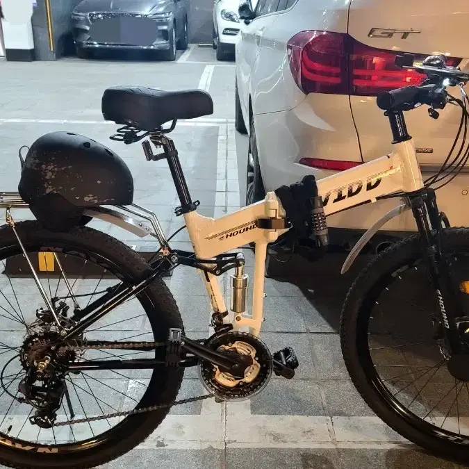mtb 풀샥 접이식 자전거+정품 안장+브레이크패드,브레이크선