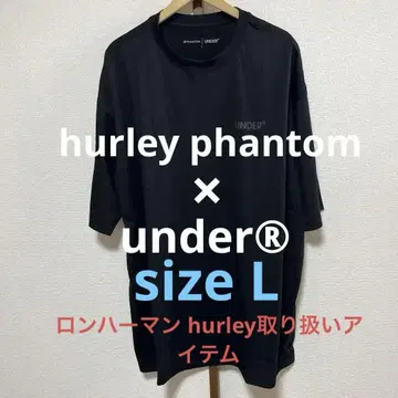 미사용! hurley 론 헤르만 UNDER PHANTOM L 블랙