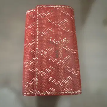 GOYARD 6연 키케이스 레드