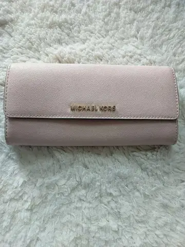 MICHAEL KORS 핑크 접이식 지갑