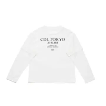 CDL Atelier layered L/S 티 S 사이즈