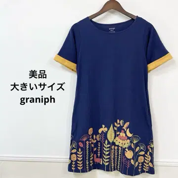 22 새상품급 graniph 플라워 원피스