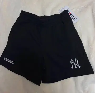 MLB 뉴욕 양키스 자수 로고 NY 스웨트 숏팬츠 M사이즈
