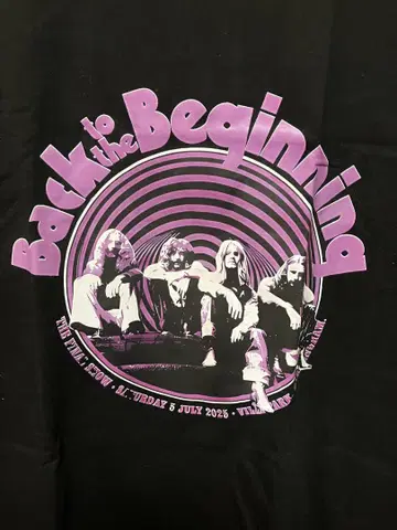 Black Sabbath Back To The Beginning 티셔츠